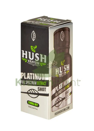 Hush Kratom Platinum Shot 10Ml 1 Bottle