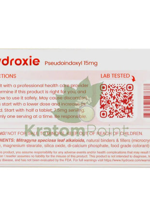 Hydroxie 7-Hydroxy + Pseudo 15Mg Chewable Tablets 5Ct Hydroxy