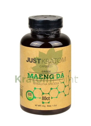 Just Kratom Green Maeng Da Capsules 80 Count