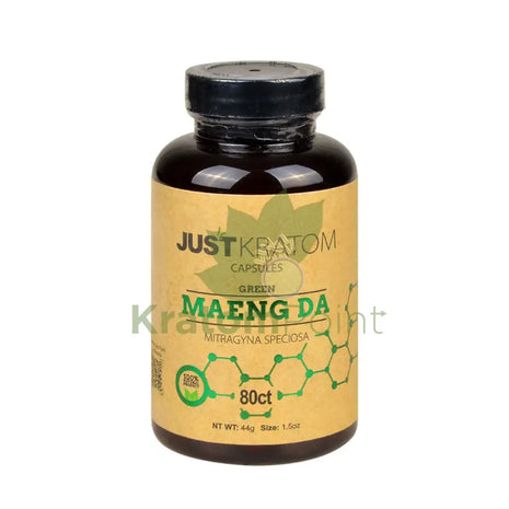 Just Kratom Green Maeng Da Capsules 80 Count