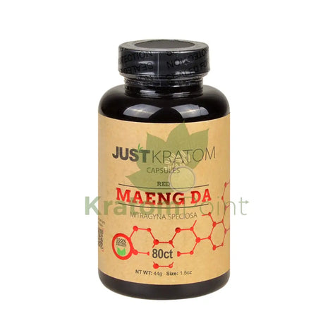 Just Kratom Red Maeng Da Capsules 80 Count