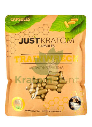 Just Kratom Trainwreck capsules 300 count