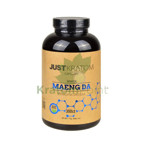 Just Kratom White Maeng Da Capsules 300 Count