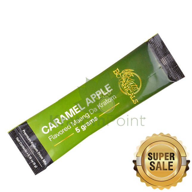 Caramel Apple Flavored Kratom packet, 1 count