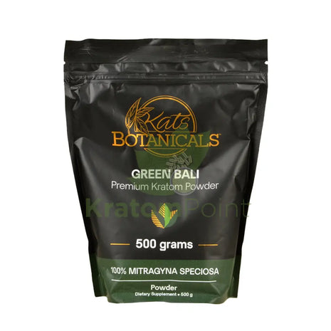 Kats Botanicals Green Bali Kratom Powder, 500 grams