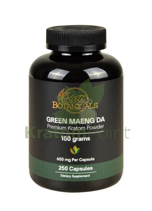 Kats Botanicals Green Maeng Da Kratom Capsules, 250 count