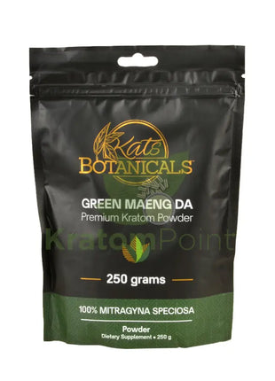 Kats Botanicals Green Maeng Da Kratom Powder, 250 grams