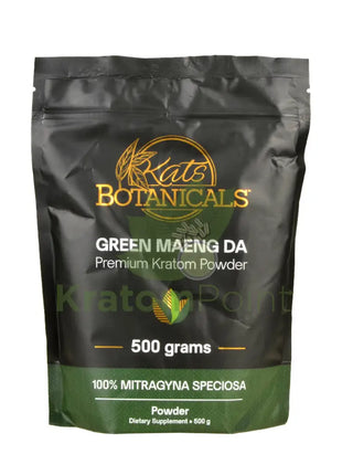 Kats Botanicals Green Maeng Da Kratom Powder, 500 grams