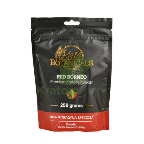 Kats Botanicals Red Borneo Kratom Powder, 250 grams