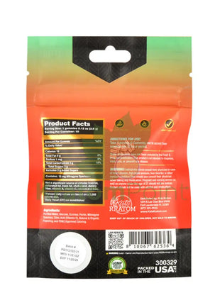 Kats Botanicals Watermelon Blast Kratom Gummies 10 Count Pouch