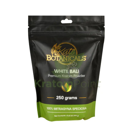 Kats Botanicals White Bali Kratom Powder 250 Grams