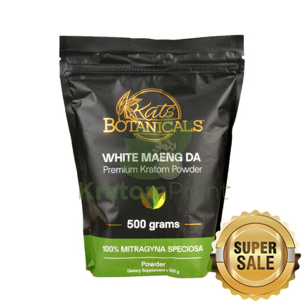 Kats Botanicals White Maeng Da Kratom Powder 500 grams