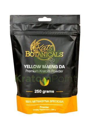 Kats Botanicals Yellow Maeng Da Kratom Powder 250 Grams