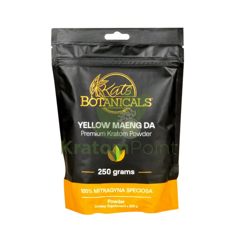 Kats Botanicals Yellow Maeng Da Kratom Powder 250 Grams