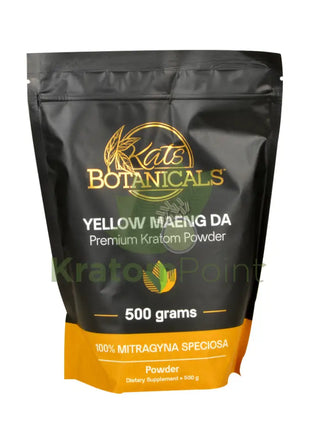 Kats Botanicals Yellow Maeng Da Kratom Powder 500 Grams