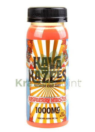 Kava Kazees Premium Shot 1000Mg Raspberry Hibiscus