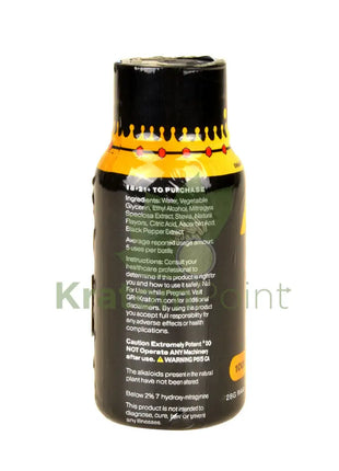 King K Kratom Shot 30ml Gold-instructions