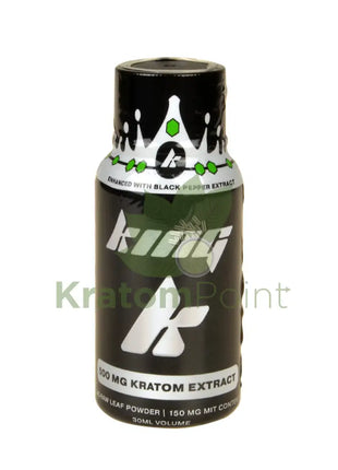 King K Kratom Shot 30ml Silver