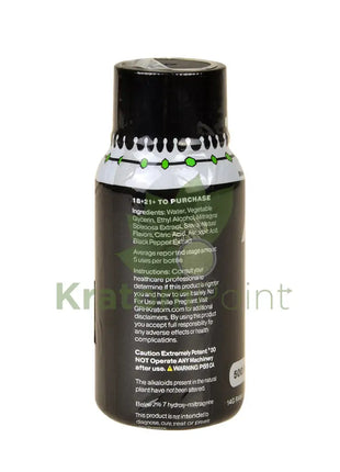 King K Kratom Shot 30ml Silver-instructions