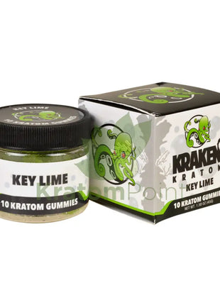 Kraken Kratom Key Lime Gummies 10 Count