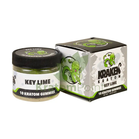 Kraken Kratom Key Lime Gummies 10 Count