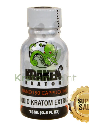 Kraken Kratom Liquid Extract 15Ml Nano 150 Cappuccino