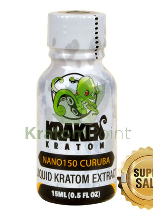 Kraken Kratom Liquid Extract 15Ml Nano 150 Curaba