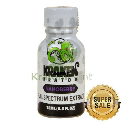 Kraken Kratom Liquid Extract 15Ml Nanoberry