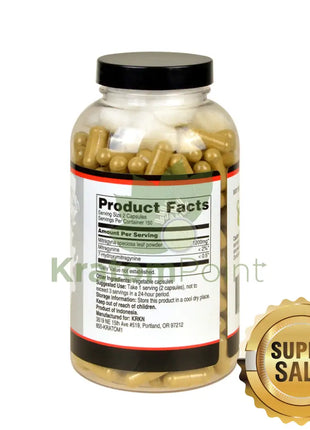 Kraken Kratom Maeng Da 300 Capsules