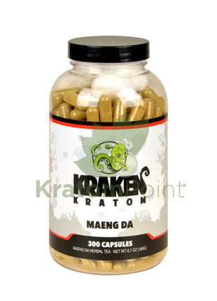 Kraken Kratom Maeng Da 300 Capsules