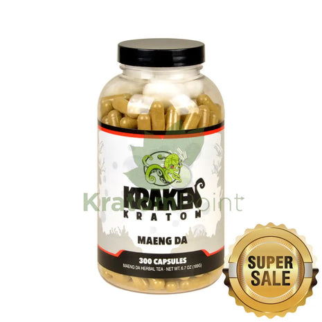 Kraken Kratom Maeng Da 300 Capsules