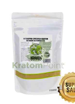 Kraken Kratom Powder 112g, Red Maeng Da-back