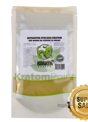 Kraken Kratom Powder 28G Red Maeng Da