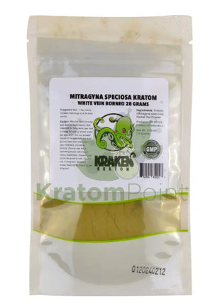 Kraken Kratom Powder 28G White Borneo