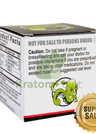 Kraken Kratom Raspberry Kratom Gummies, 10 count-caution