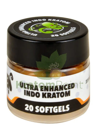 Kraken Kratom Ultra Enhanced Indo Softgels 20 Count