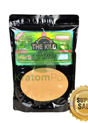 Kratom Pharmacy Powder Green Hulu 1kg bag