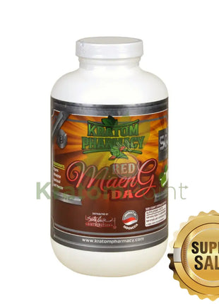 Kratom Pharmacy Red Maeng Da Capsules 500ct bottle