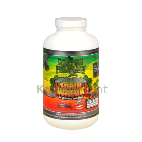 Kratom Pharmacy Train Wreck Capsules 500ct bottle