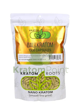 Kratom Roots Nano Bali 1500 Capsules