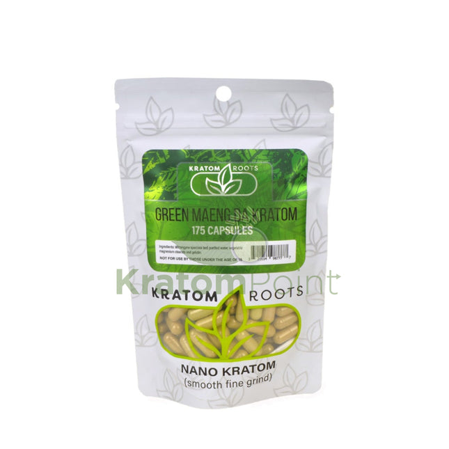Kratom Roots Nano Green Maeng Da 175 Capsules