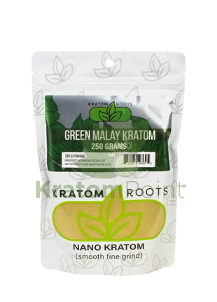 Kratom Roots Nano Green Malay 250 Grams