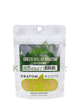 Kratom Roots Nano Green Malay 40 Grams