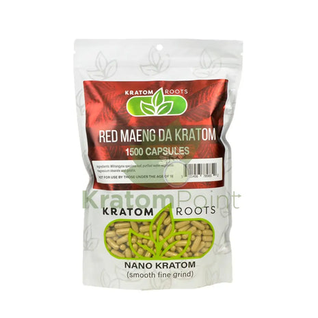 Kratom Roots Nano Red Maeng Da 1500 Capsules