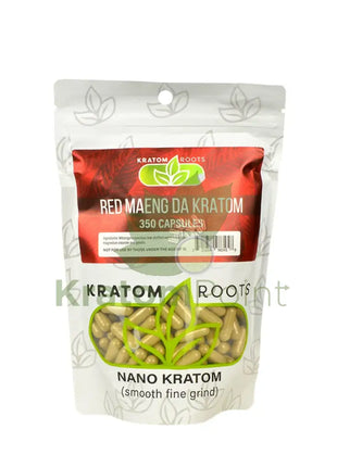 Kratom Roots Nano Red Maeng Da 350 Capsules