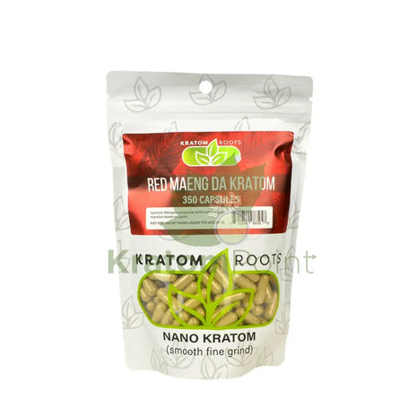 Kratom Roots Nano Red Maeng Da 350 Capsules