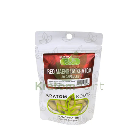 Kratom Roots Nano Red Maeng Da 80 Capsules