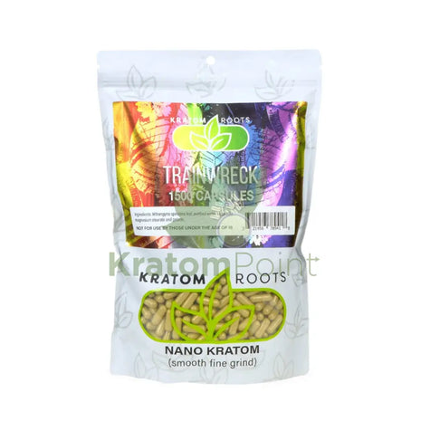 Kratom Roots Nano Trainwreck 1500 Capsules