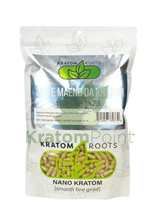 Kratom Roots Nano White Maeng Da 1500 Capsules