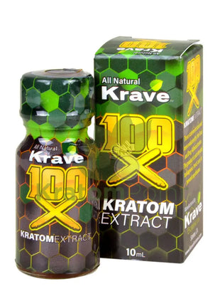 Krave Kratom 100X Extract 10Ml 1 Bottle